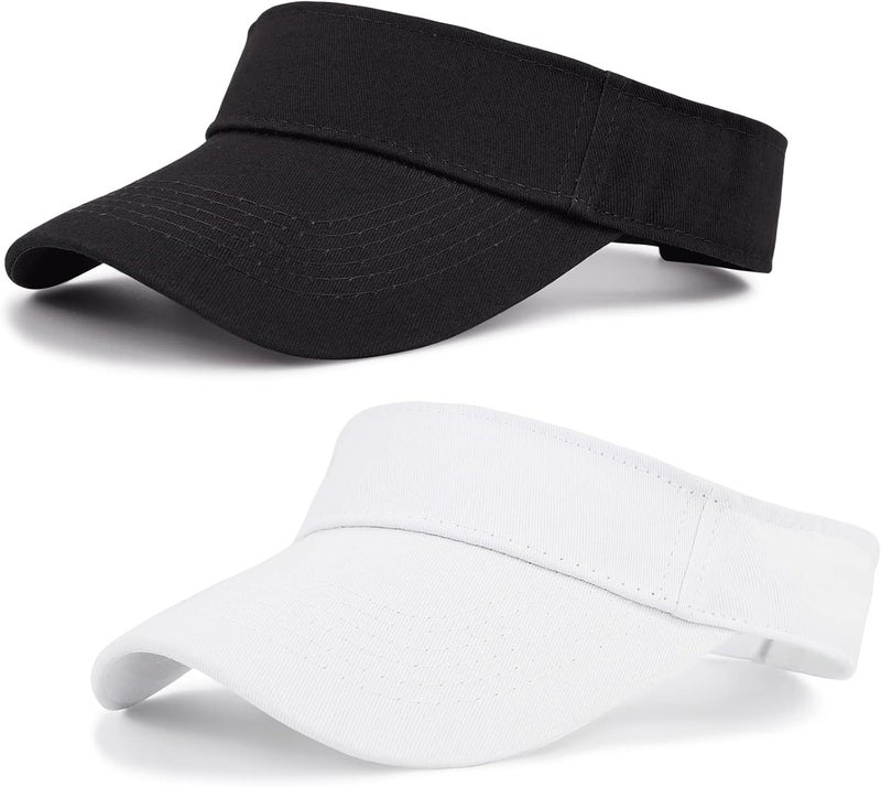 Zando Sun Visor Hats for Women - Sports Quick Dry Adjustable Unisex Cap for Golf Tennis Pickleball Vacation Outfit for Beach - Image 1